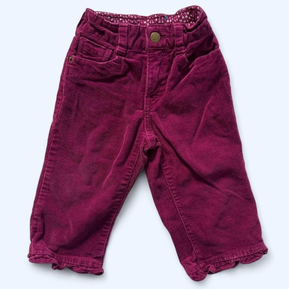 The Children’s Place Corduroy Ruffle Pants in Pink Girls Size 18 Months